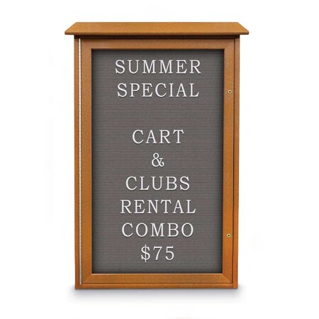 United Visual Products Indoor Enclosed Combo Board, 72"x36", White Frame/Black Porc & Cinnabar UVCB7236W-BLKPORC-CINNABA